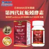 日本WAKI百年藥廠 第四代紅蚯蚓酵素 隆菩順®Lumbricus RN 蚓激酶（HLP）高活性 地龍 （ 90粒一瓶