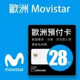 歐洲MoviSTAR預付卡 - 28天高速11GB上網(可通話)