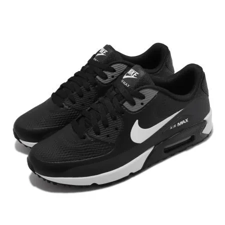 Nike 休閒鞋 Air Max 90 Golf 黑 白 高爾夫球鞋 高球 氣墊 男女鞋 CU9978-002