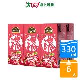光泉午後時光重乳草莓奶茶330MLx6入【愛買】