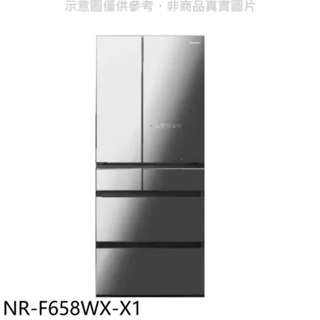 Panasonic國際牌【NR-F658WX-X1】650公升六門變頻鑽石黑冰箱(含標準安裝)