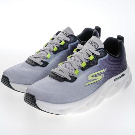 SKECHERS 男鞋 慢跑鞋 慢跑系列 GORUN SWIRL TECH SPEED - 220906WTBK