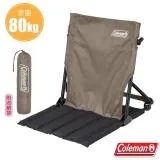 【Coleman】和室型鋁合金摺疊緊湊地板休閒躺椅(耐重80kg/附收納袋)/CM-90855 灰咖啡