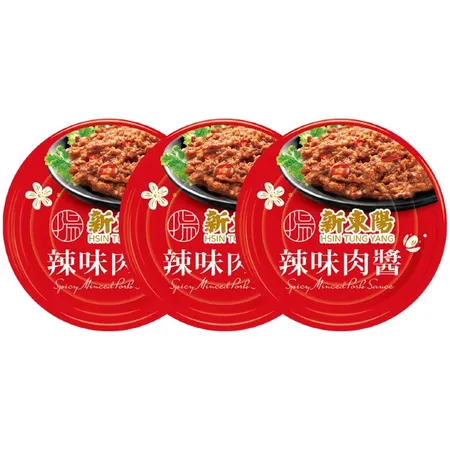新東陽 辣味肉醬 160g【3罐】【新東陽官方直營 原廠出貨】