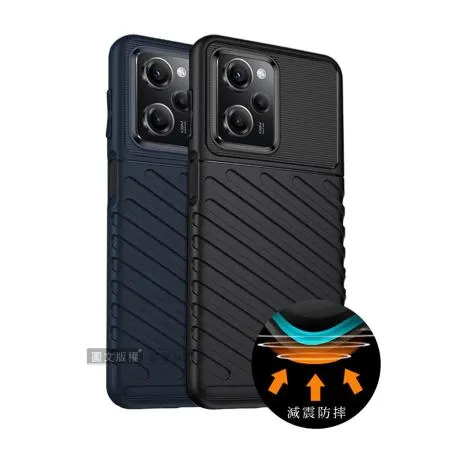 RUGGED SHIELD 雷霆系列 紅米Redmi Note 12 Pro 5G 軍工氣墊減震防摔手機殼