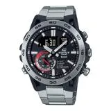 【CASIO 卡西歐】 EDIFICE 賽車設計款 智慧藍牙 不鏽鋼錶帶 ECB-40(ECB-40D-1A)