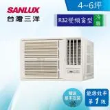 SANLUX 台灣三洋 4-6坪變頻窗型左吹式冷暖(SA-R28VSR)