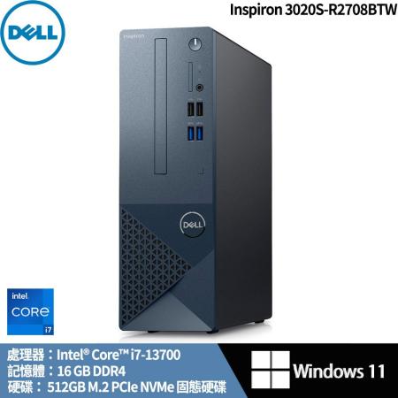 【DELL戴爾】Inspiron 3020S-R2708BTW 桌上型電腦*