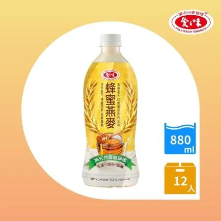 愛之味蜂蜜燕麥880ml(12入/箱)