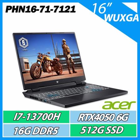 ACER PHN16-71-7121 i7-13700HX/16G/512G SSD/RTX4050/16