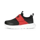 PUMA Evolve Slip On PS 中童跑步鞋-黑紅-38913502