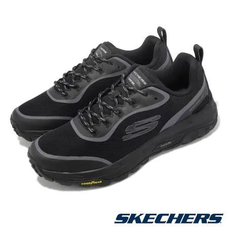 Skechers 運動鞋 Arch Fit Skip Tracer 男鞋 黑 防潑水 避震 固特異橡膠大底 戶外 健走 237510BBK