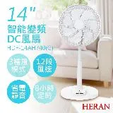 【禾聯HERAN】14吋智能變頻DC風扇 HDF-14AH740 黑/白兩色可選