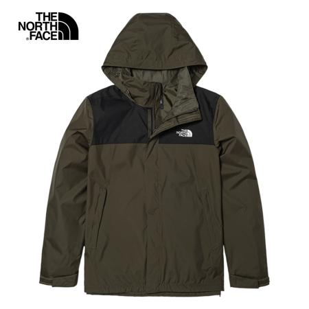 【The North Face】M NEW SANGRO PLUS JACKET男防水外套墨綠NF0A4UAUBQW