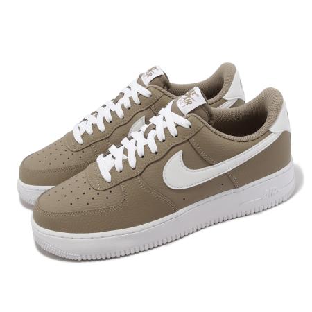 Nike 休閒鞋 Air Force 1 07 AN23 男鞋 棕 卡其 皮革 AF1 DV0804-200