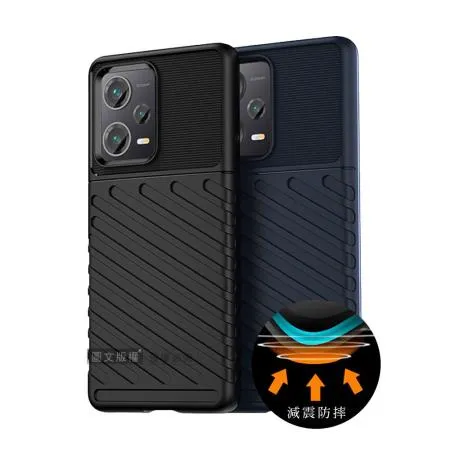 RUGGED SHIELD 雷霆系列 紅米Redmi Note 12 Pro+ 5G 軍工氣墊減震防摔手機殼