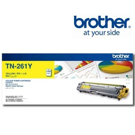 Brother 原廠黃色碳粉匣 TN-261Y