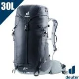 ☆【Deuter】TRAIL 30L 輕量拔熱透氣健行登山背包.自行車背包.休閒背包/3440723 黑