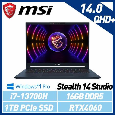 【13代新機】MSI 微星  Stealth 14Studio A13VF-021TW 14吋 電競筆電