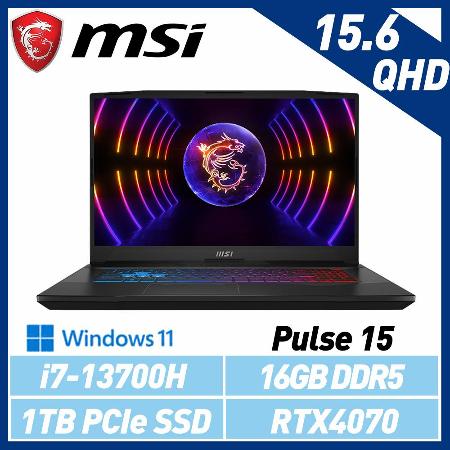 【13代新機】MSI 微星  Pulse 15 B13VGK-492TW 15吋 電競筆電