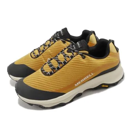 Merrell 登山鞋 Moab Speed Storm GTX 男鞋 金黃 黑 防水 郊山 越野 ML067705