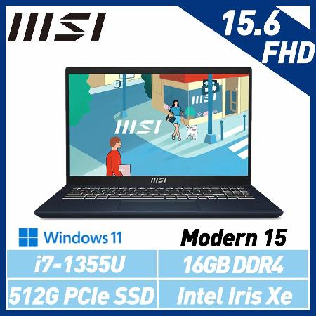 【13代新機】MSI 微星 Modern 15 B13M-279TW 15吋 效能筆電
