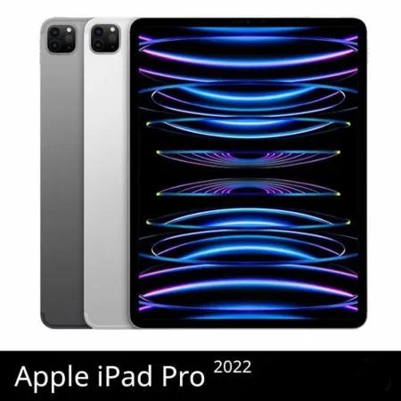 Apple iPad Pro 11吋 2022 128G WIFI -含鋼化玻璃貼+可立式三折皮套