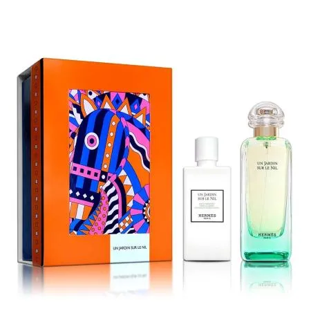 Hermes 愛馬仕 尼羅河花園淡香水 100ML禮盒 (淡香水100ML+身體乳80ML)