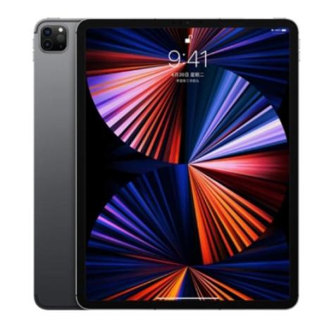 iPad Pro 12.9 吋128GB 5G行動網路版2021(含鋼化玻璃貼+可立式三折皮套