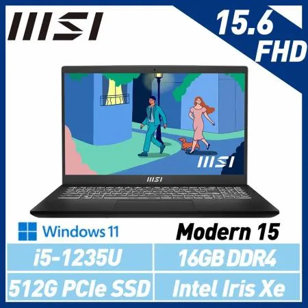 MSI 微星 Modern 15 B12M-435TW 15吋 商務筆電