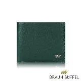 【BRAUN BUFFEL 德國小金牛】台灣總代理 魅惑 8卡男夾-植物園綠/BF508-313-BGA