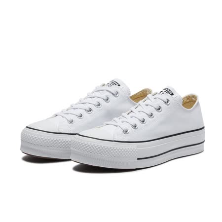 CONVERSE 
女厚底帆布鞋