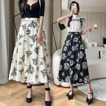 Wonderland
韓版水墨印花A字裙