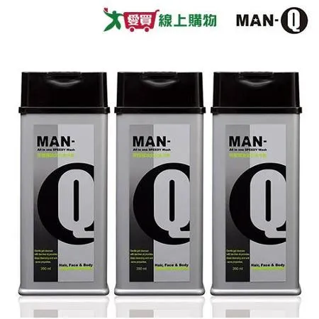 MAN-Q S1茶樹精油全效潔淨露x3入 350ml/入