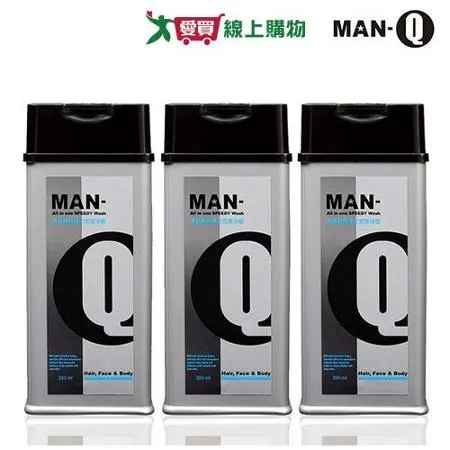 MAN-Q S3胺基酸修護全效潔淨露x3入 350ml/入