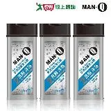 MAN-Q 2in1保濕洗髮沐浴露x3入 350ml/入