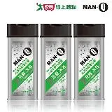 MAN-Q 2in1沁涼洗髮沐浴露x3入 350ml/入