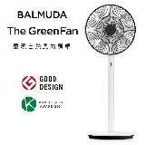 限降↘領券再折500BALMUDA The GreenFan 12吋DC直流電風扇-白x黑 EGF-1800-WK