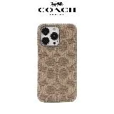 【COACH】iPhone 14/Pro/Plus/Pro Max 精品手機殼 卡其色經典大C i13 6.1雙鏡頭共用