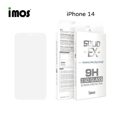 imos 滿版透明玻璃保護貼 - iPhone 14