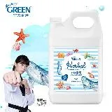 綠的GREEN 植物抗菌潔手慕斯加侖桶-水族樂園3800ml