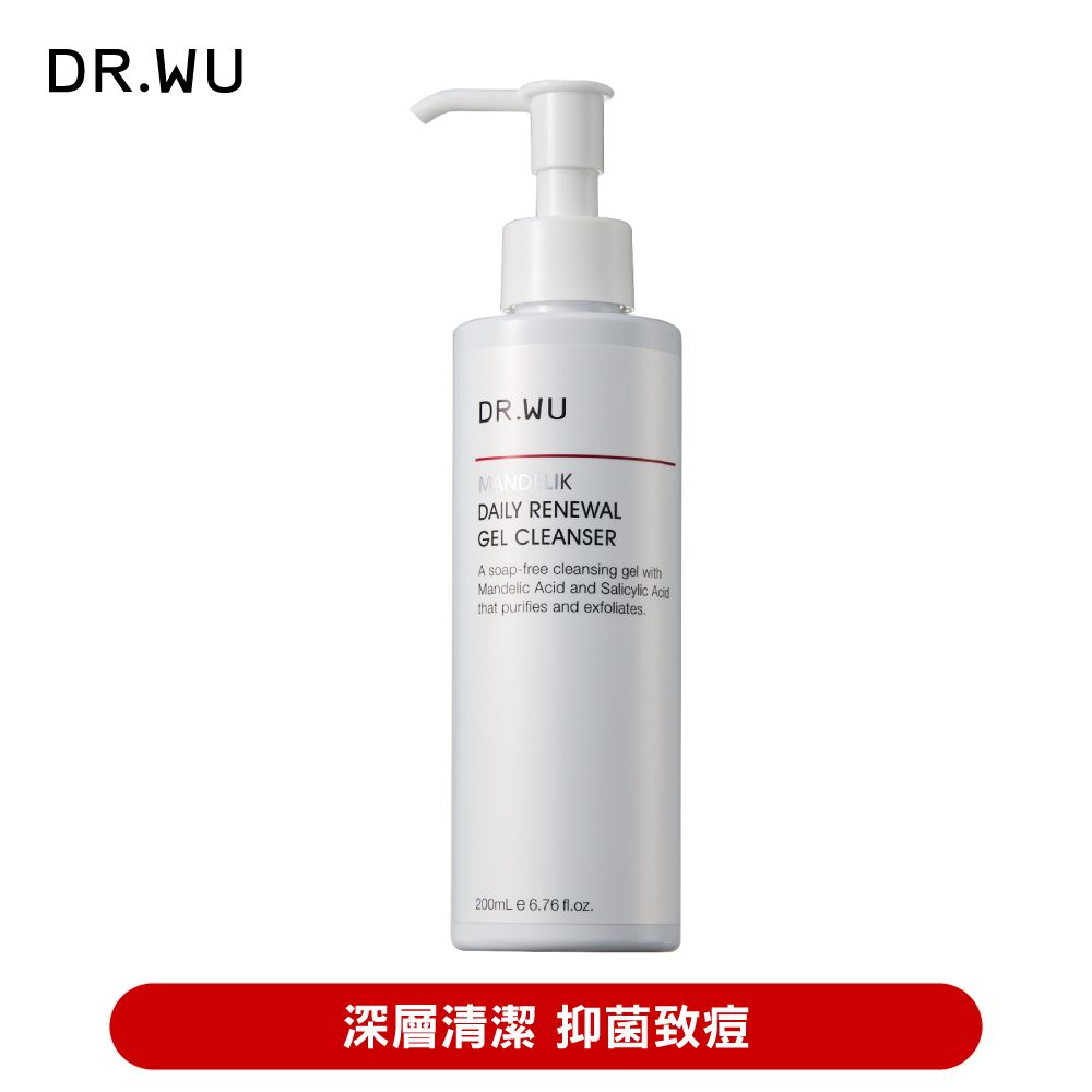 DR.WU 杏仁酸溫和煥膚潔膚露200ML