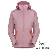 【ARCTERYX 始祖鳥】女 Atom輕量抗水耐磨纖維連帽保暖外套/X000007037-30788 幸福粉/火花橘