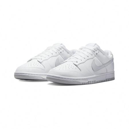 Nike Dunk Low Retro White Pure Platinum 雲霧白灰 大童款 DH9765-102