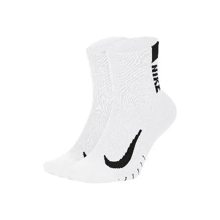 NIKE 男女襪子(兩雙入)(Dri-FIT 長襪 訓練 慢跑「SX7556-100」