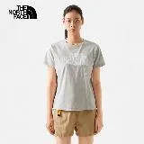 【The North Face】W FOUNDATION LOGO女短袖上衣灰NF0A7WFD9B8