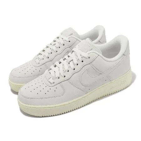 Nike 休閒鞋 Wmns Air Force 1 PRM MF 女鞋 灰 奶油底 AF1 低筒 DR9503-100