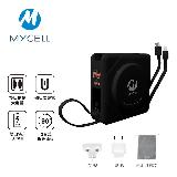 【Mycell】七合一多功用無線行動電源-黑