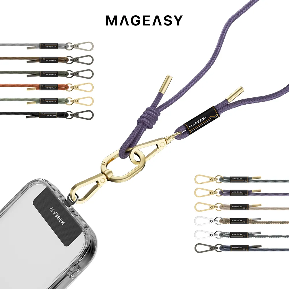 MAGEASY iPhone/安卓 手機掛繩掛片組 Strap 6mm