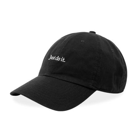 Nike Sportswear Heritage86 可調式 刺繡 老帽 棒球帽 遮陽帽 黑 CQ9512-010